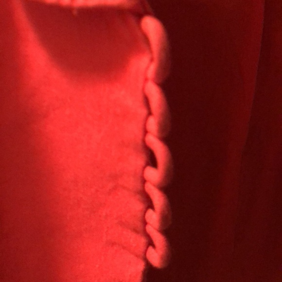 Ilusion Red-Orange Linen Blend Jacket - Picture 9 of 12